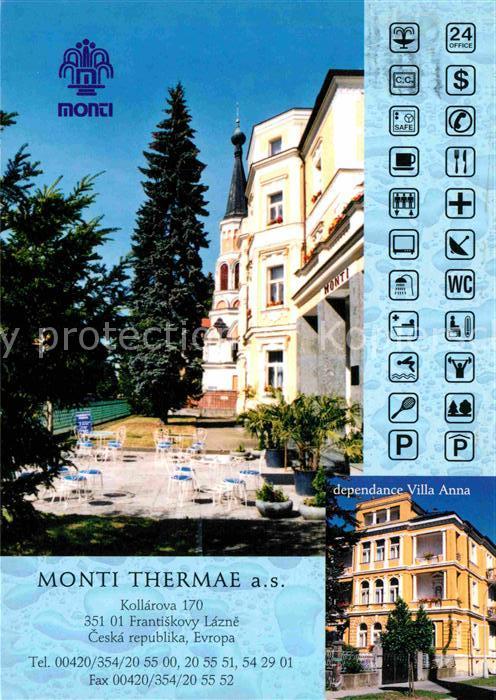 Frantiskovy Lazne Monti Thermae Kurhotel Restaurant Dependance Villa Anna