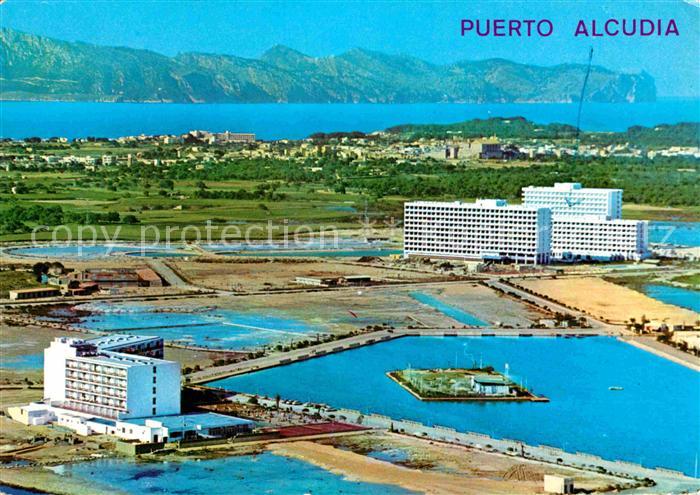 Puerto Alcudia Mallorca Vista parcial aerea