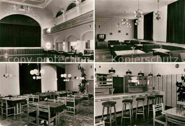 Waldheim Sachsen Schulungsheim Erholungsheim der Deutschen Post Saal Klubraum Sp