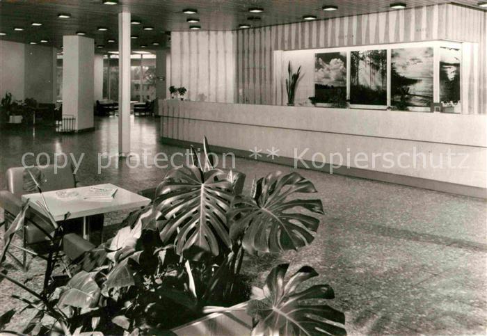 Klink Waren FDGB Ferienobjekt Erholungsheim Herbert Warnke Empfang