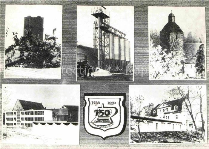 Obergreisslau Wasserturm Schweinemastanlage Kirche Schule Rat der Gemeinde Kinde