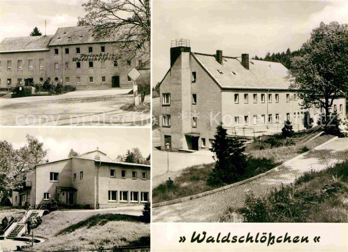 Ehrenfriedersdorf Erzgebirge Waldschloesschen Reichsbahn Erholungsheim