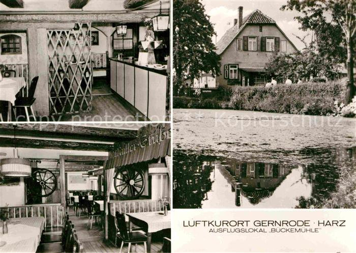 Gernrode Harz Ausflugslokal Bueckemuehle Luftkurort