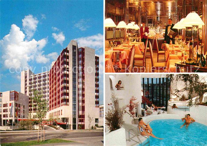Muenchen Bayern Arabella Westpark Hotel Restaurant Swimming Pool
