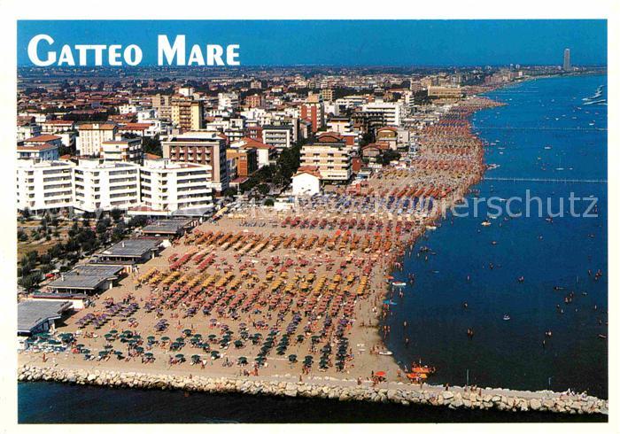 Gatteo Mare Spiaggia veduta aerea