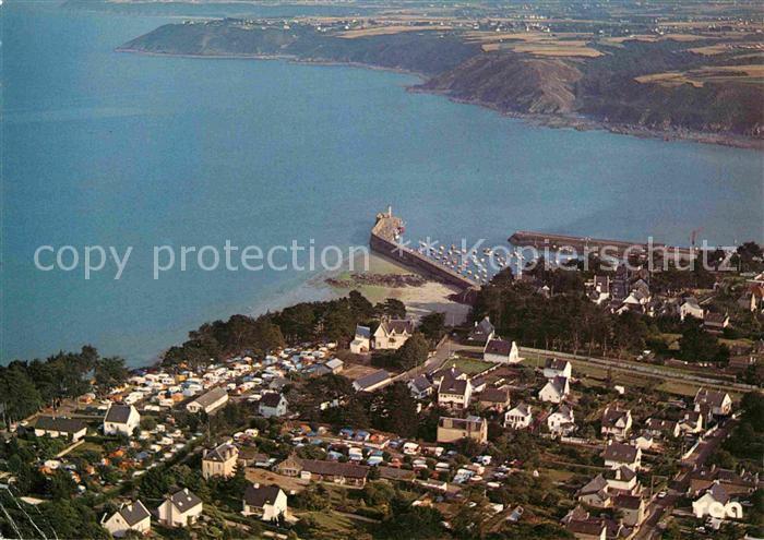 Saint-Brieuc Cotes-d Armor Vue aerienne Binic Port Jetee de Penthievre Pointe de