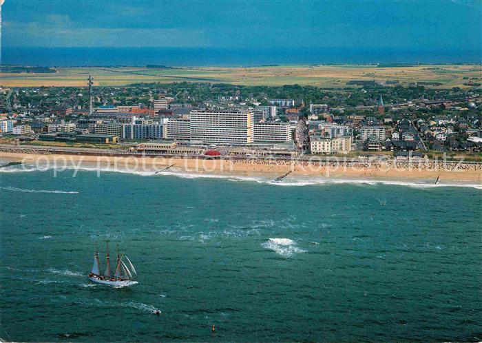 Westerland Sylt Nordseeheilbad Fliegeraufnahme