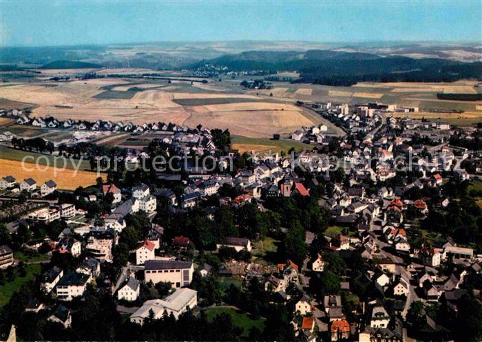 Bad Steben Stahlbad Moorbad Radiumbad im Frankenwald Fliegeraufnahme