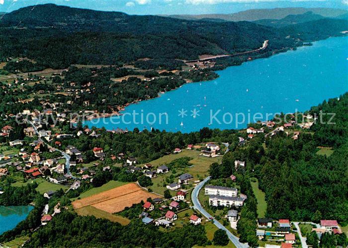 Velden Woerthersee Kur und Badeort Fliegeraufnahme