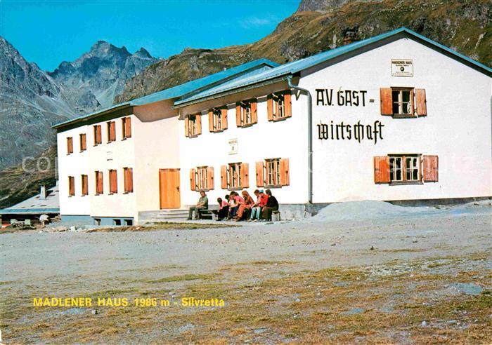 Madlenerhaus Bielerhoehe AV Gastwirtschaft Silvretta