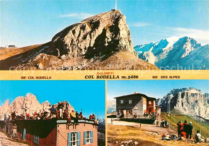 Col Rodella Rifugio Berghaus Dolomiten