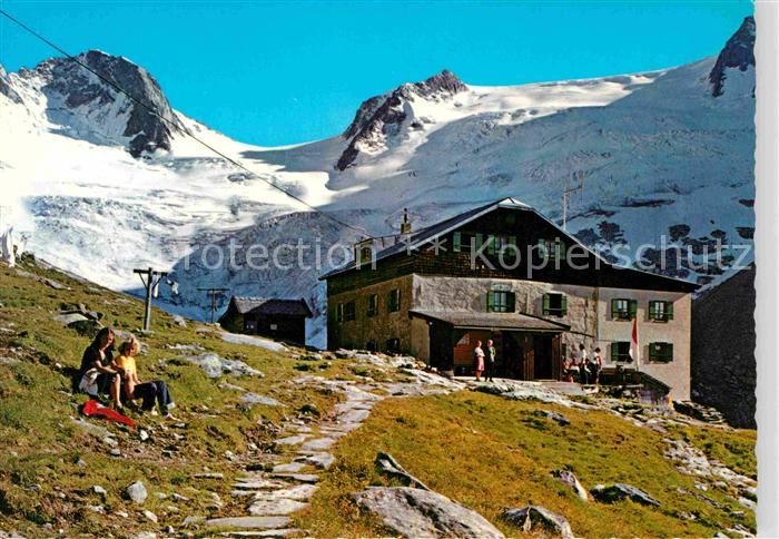Greizerhuette am Floitengrund mit Floitenspitze Trippachsattel Zillertal