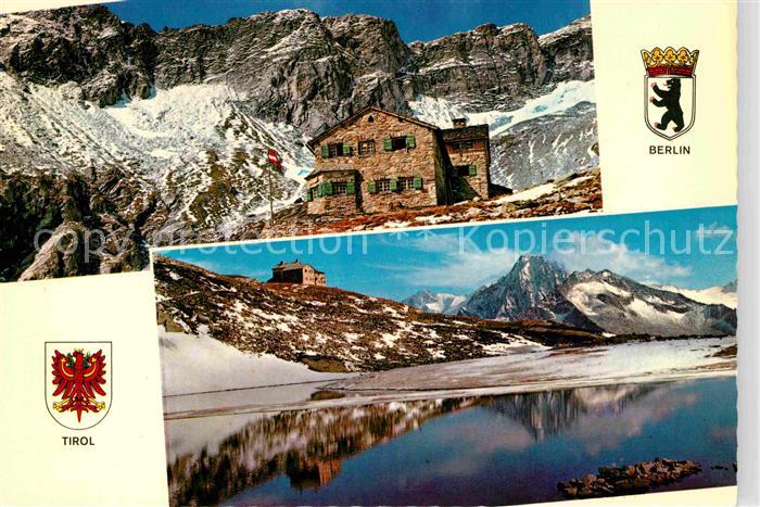 Friesenberghaus Blick gegen Friesenberg Scharte Bergsee Grosser Greiner Zillerta