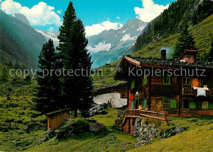 Ginzling Jagdhaus Maxhuette Hochtal der Gunggl Zillertal