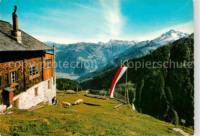 Gamshuette am Gruenberg Alpenpanorama