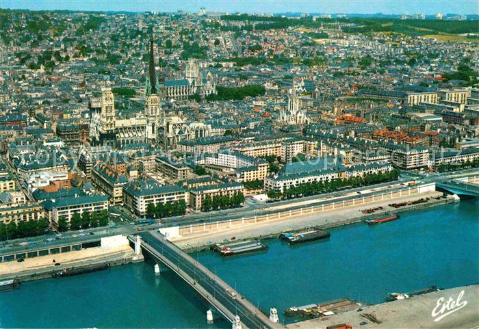 Rouen Pont Boieldieu Cathedrale Notre Dame Eglise Saint Ouen Eglise Saint Maclou