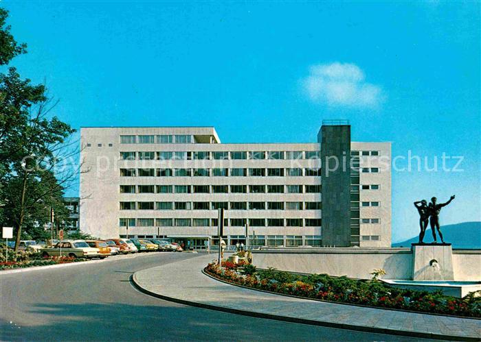 Hoexter Weser Weserbergland Klinik Brunnen Skulptur
