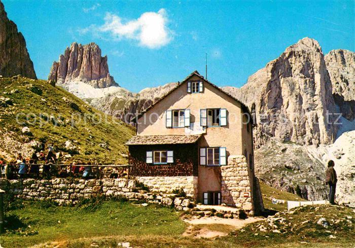 Vigo di Fassa Rifugio Roda de Vael Rotwandhuette Gruppo del Catinaccio Rosengart