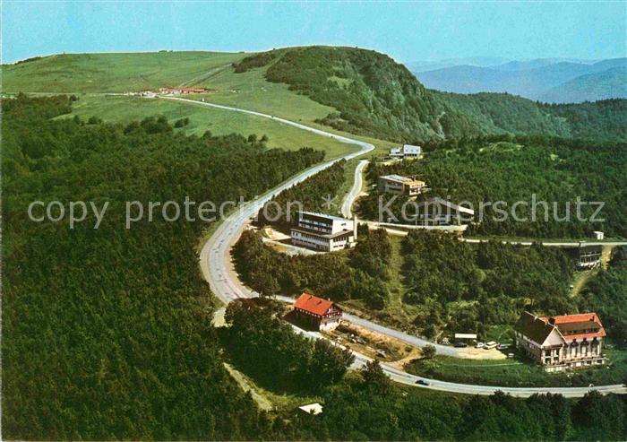 Ballon d Alsace Auberge de Jeunesse Chalet Elsaesser Belchen Fliegeraufnahme