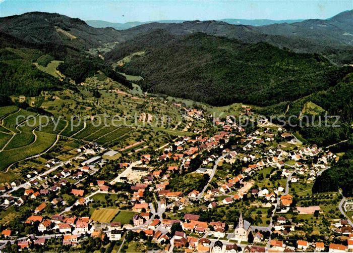 Ohlsbach Schwarzwald Fliegeraufnahme