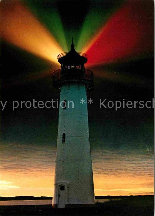 SYLT Insel Schleswig-Holstein Leuchtturm am Ellenbogen