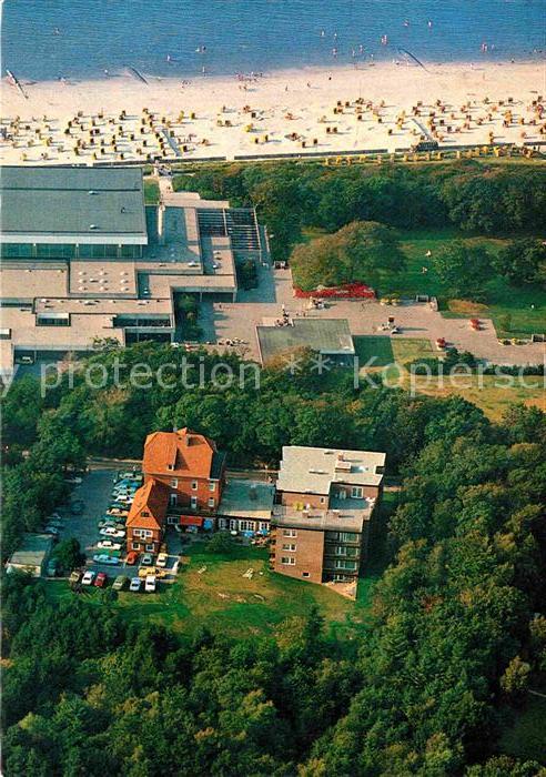 Cuxhaven Duhnen Nordseebad Fliegeraufnahme Hotel Wehrburg