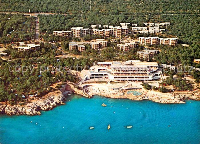 Novi Vinodolski Fliegeraufnahme Hoteli Zagori