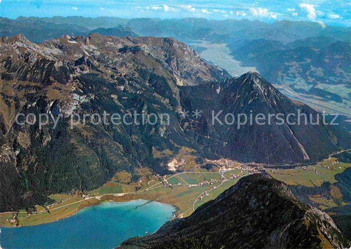 Maurach Achensee Fliegeraufnahme mit See Rofangebiet Inntal Zahmer- und Wilder K