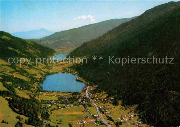 Afritz See Fliegeraufnahme mit Feldsee