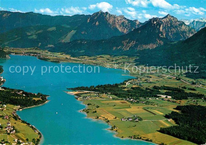 Wolfgangsee Fliegeraufnahme mit St. Wolfgang Ried Zinkenbach-Gschwendt Rettenkog