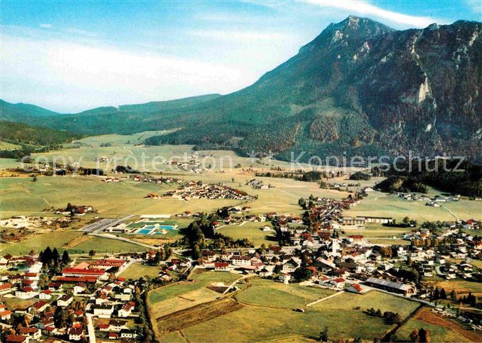 Inzell Traunstein Bayern Fliegeraufnahme mit Gamskogl