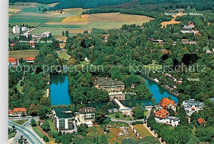 Bad Pyrmont Fliegeraufnahme mit Schloss