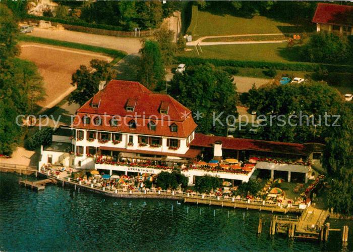 Berg Starnberg Fliegeraufnahme Strandhotel Schloss Berg am Starnberger See