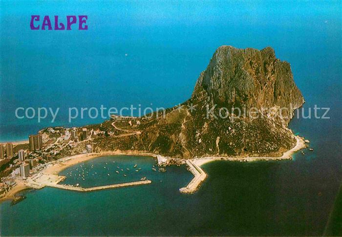 Calpe Fliegeraufnahme Penon de Ifach