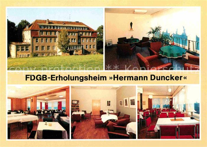 Hohnstein Saechsische Schweiz Erholungsheim Hermann Duncker Speisesaal Klubraum