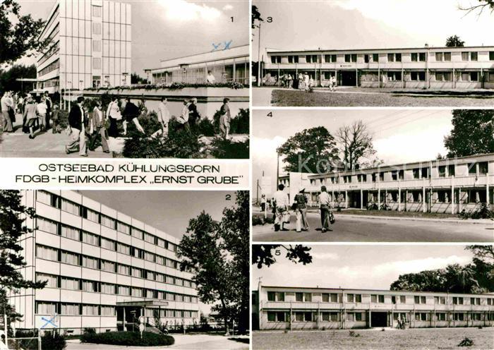 Kuehlungsborn Ostseebad FDGB Heimkomplex Ernst Grube