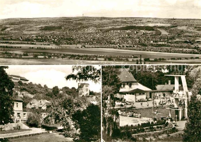 Frankenhausen Bad Volkssolbad Fliegeraufnahme Freibad