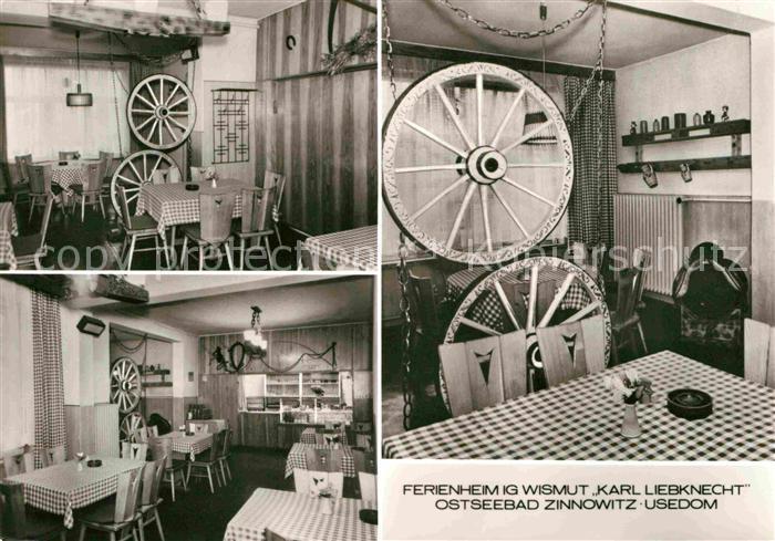 Zinnowitz Ostseebad Ferienheim IG Wismut Karl Liebknecht Restaurant