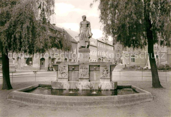 Glashuette Sachsen Parkanlage an der Ernst-Thaelmann-Strasse