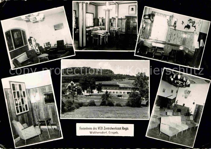 Walthersdorf Erzgebirge Ferienheim VEB Zentralwerkstatt Regis