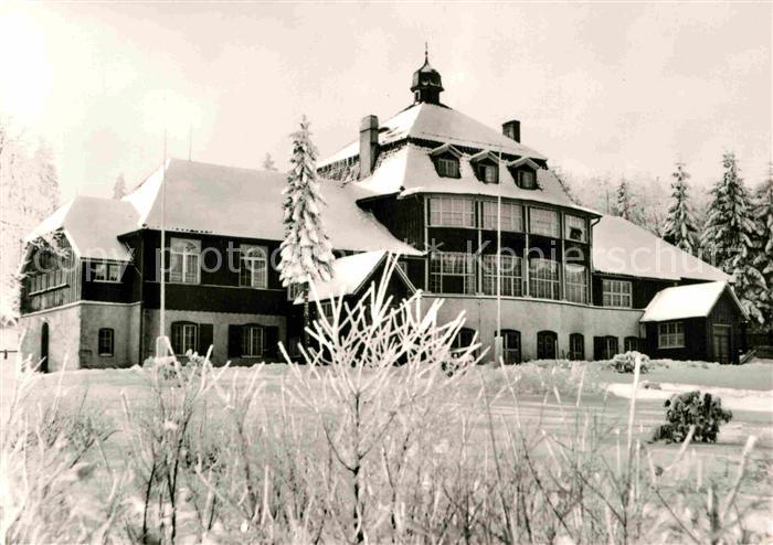Benneckenstein Harz Erholungsheim Harzhaus im Winter