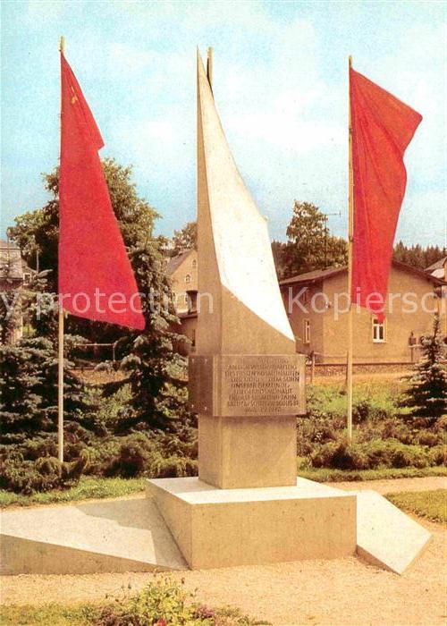 Rautenkranz Vogtland Morgenroethe Geburtsort des 1. Fliegerkosmonauten der DDR G