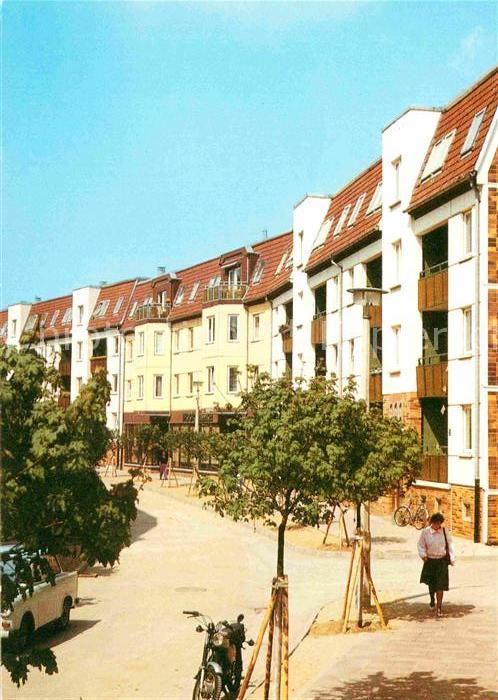 Schwerin Mecklenburg Burgstrasse mit Moorpassagen