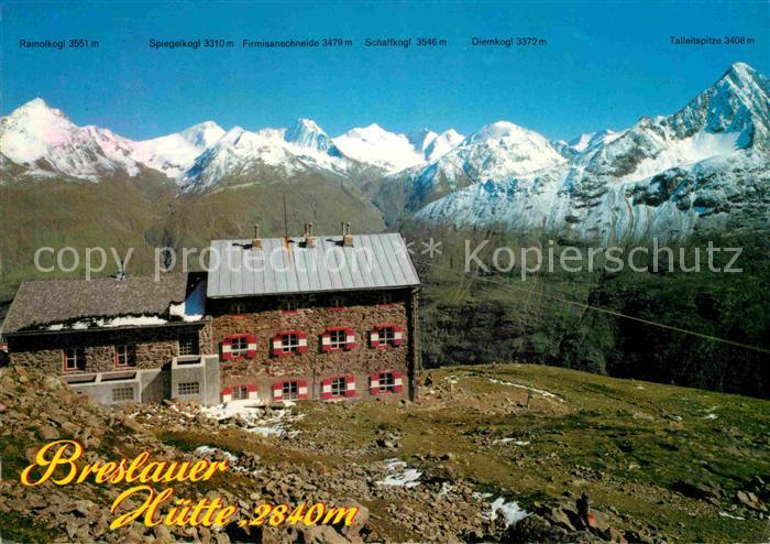 Oetztal Tirol Breslauer Huette Vent