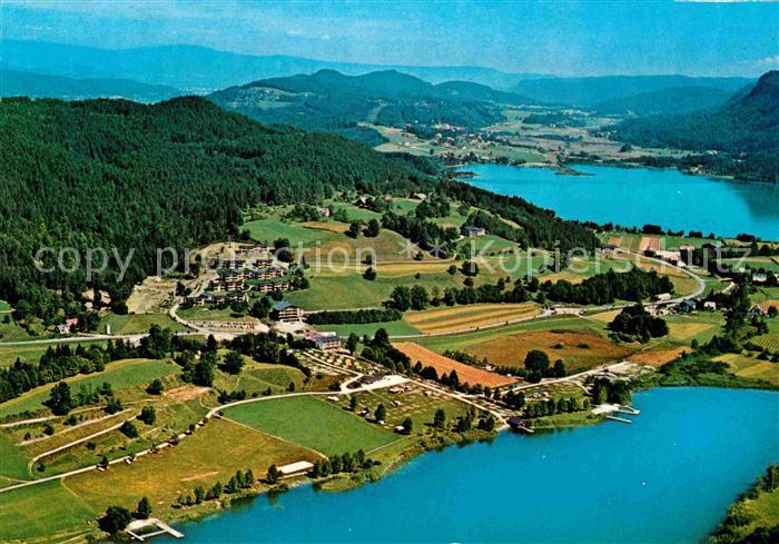 Keutschach See Feriendorf Hafnersee Plescherken Luftaufnahme