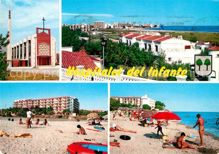 Tarragona Costa Dorada Hospitalet del Infante Strand Kirche