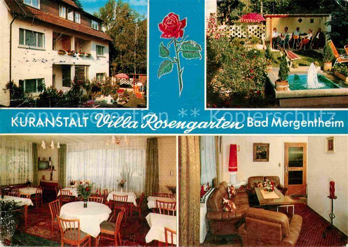 Mergentheim Bad Kuranstalt Villa Rosengarten