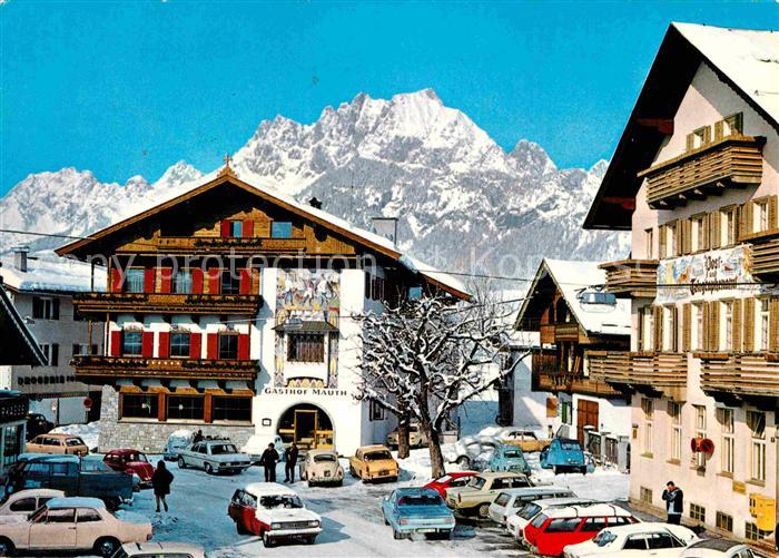 Johann Tirol Sankt Gasthof Mauth Winter Wilder Kaiser