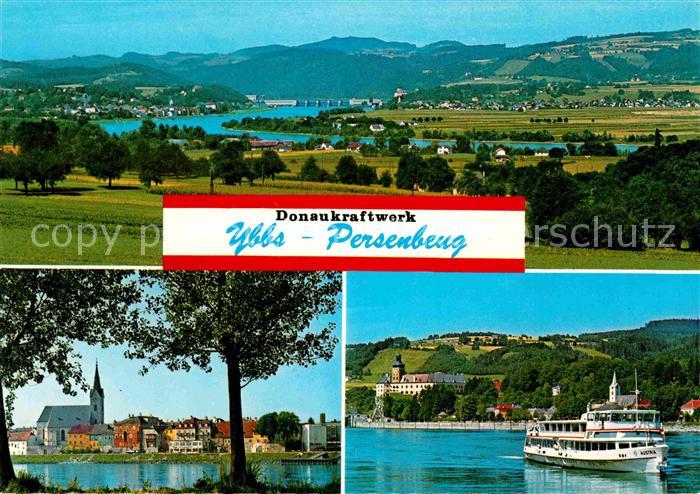 Ybbs Donau Persenbeug Ausflugschiff Donaukraftwerk