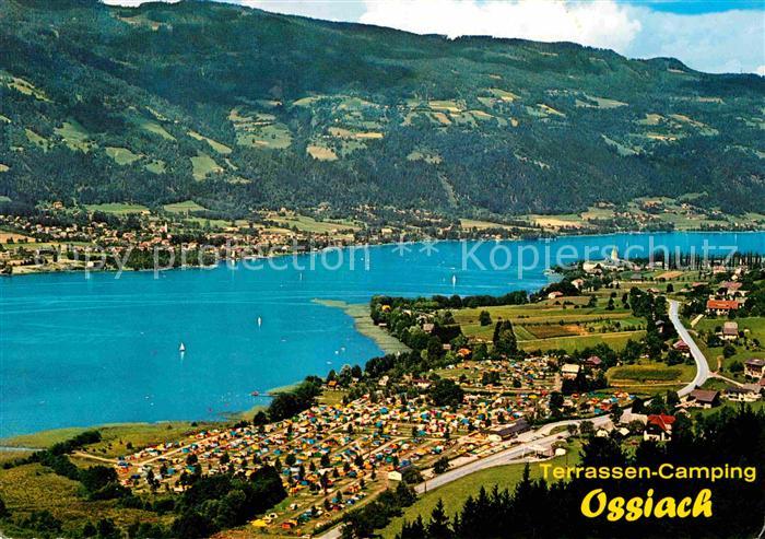 Ossiach Terrassen Camping Luftaufnahme